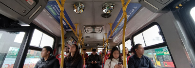 Franjas de techo del bus